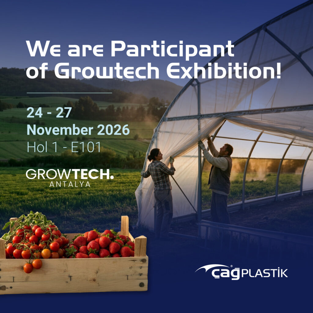 Çağ Plastik at Growtech Antalya 2026 – Hall 1 Stand E101